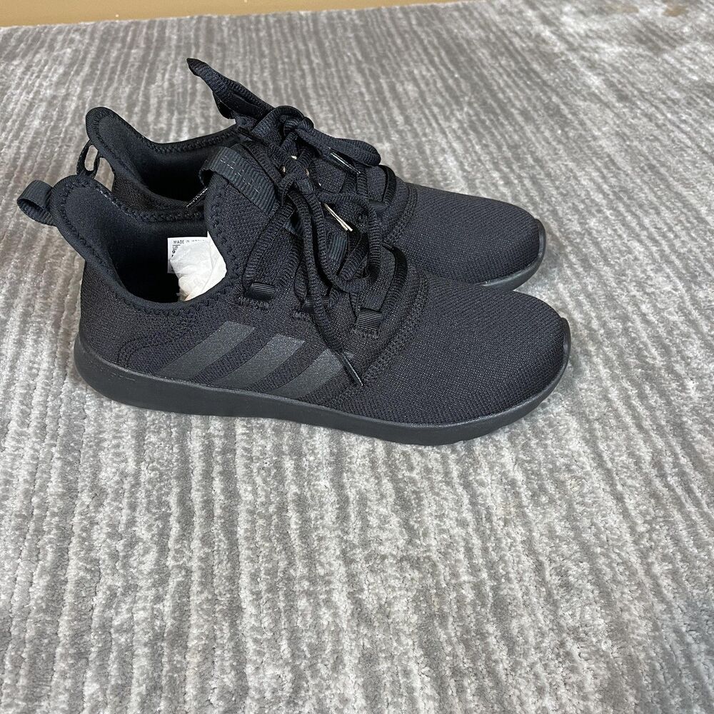 Adidas Cloudfoam Pure 2.0 Shoes Womens Size 9.5 Black Running Sneakers H04754